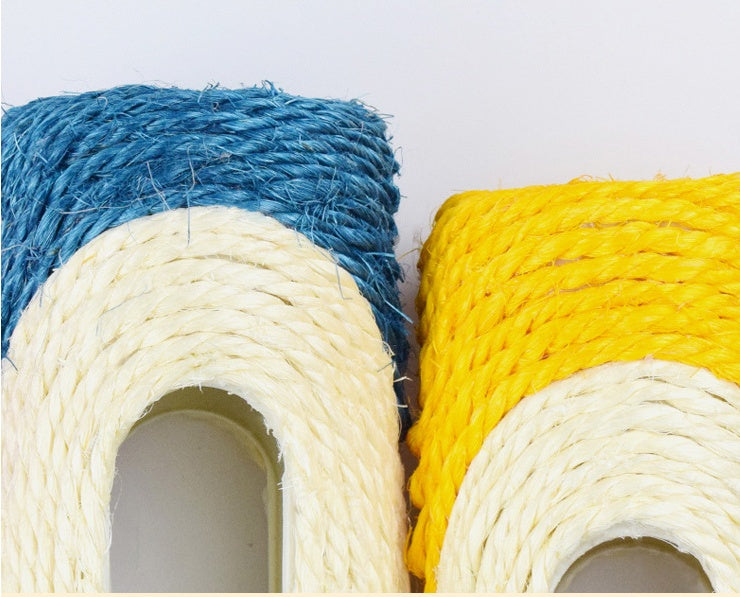 Long Sisal Drum Three Piece Scratch Pet Toy