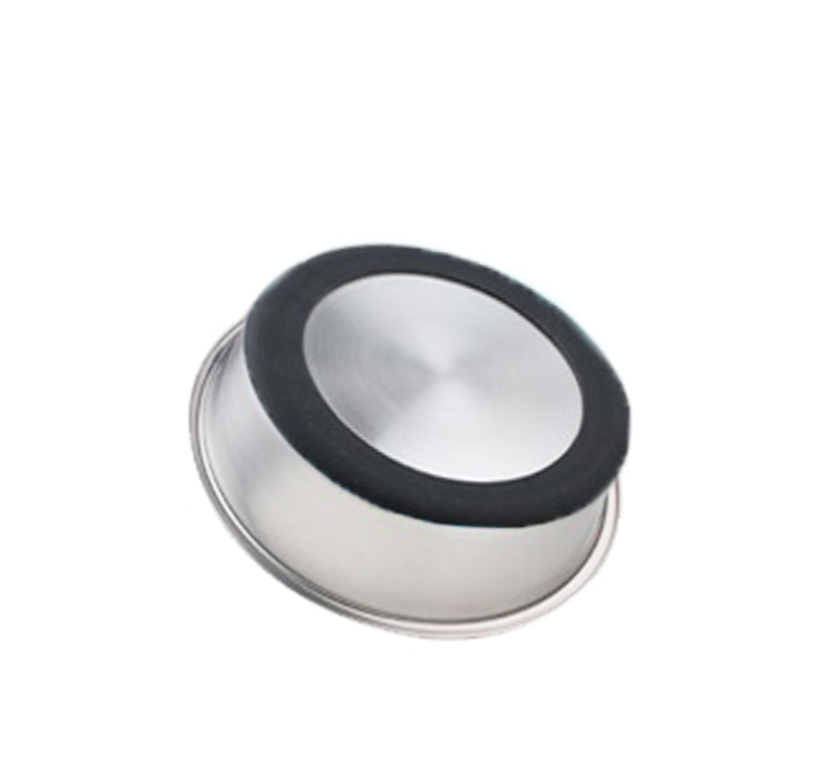 Silicone Stainless Steel Pet Feeding Bowl Durable Food Dish
