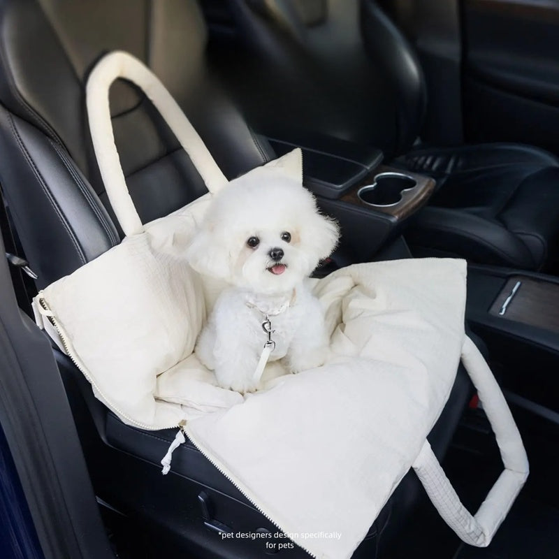 Pet Car Seat Carrier Adjustable Safety Travel Bag
