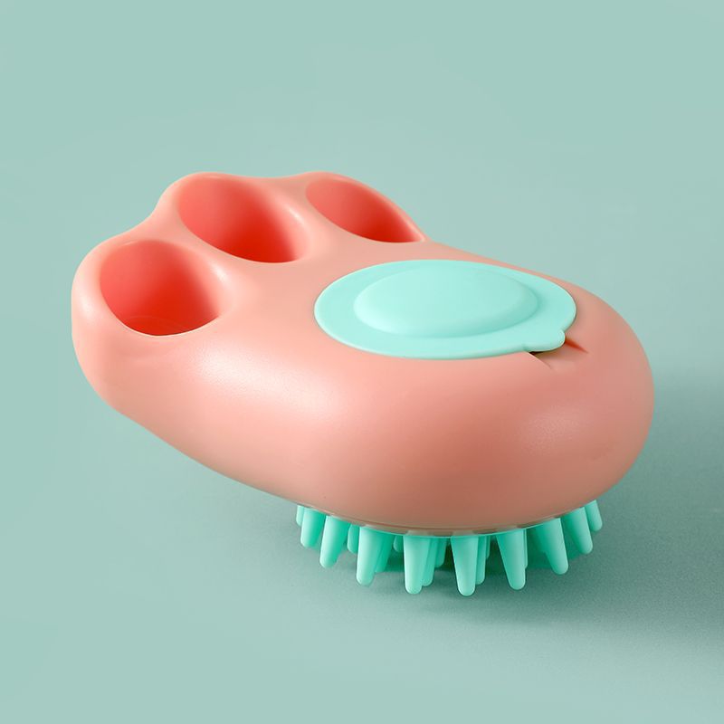 Claw Bath Massage Comb Grooming Pet Brush