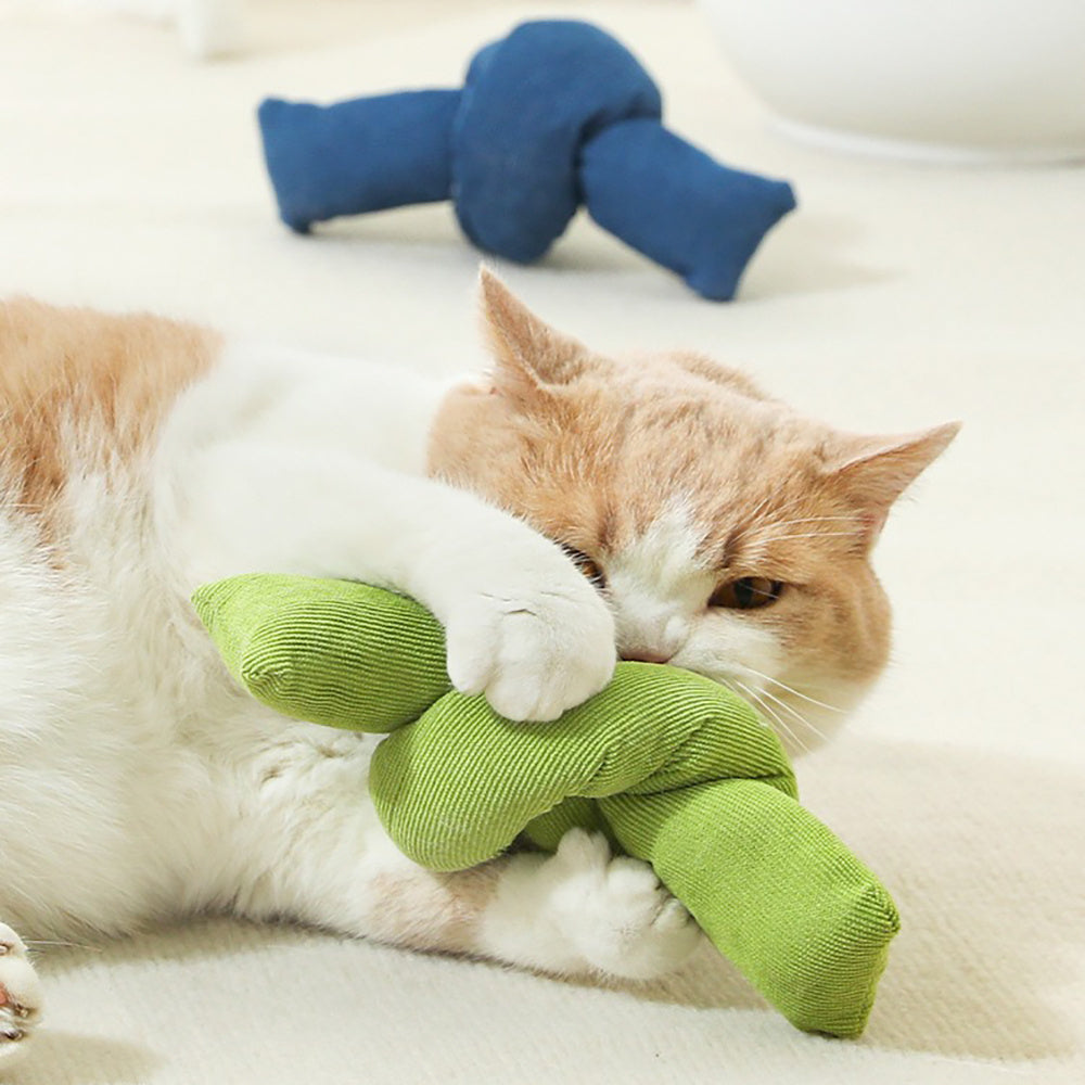 Knotted Cotton Rope Tug Interactive Chew Pet Toy