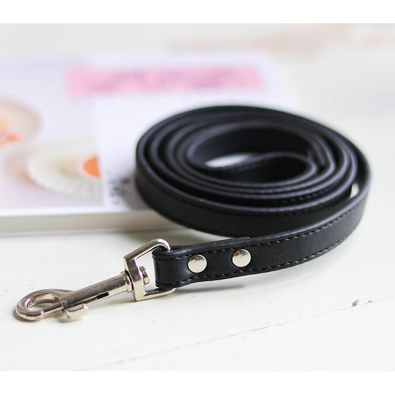 Adjustable Pet Leash And Collar Set Durable Walking Accessory