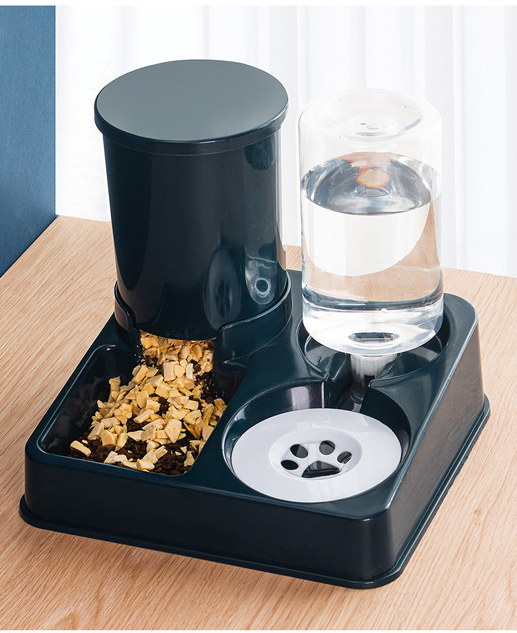 Automatic Pet Feeding Bowl And Water Basin Combined System