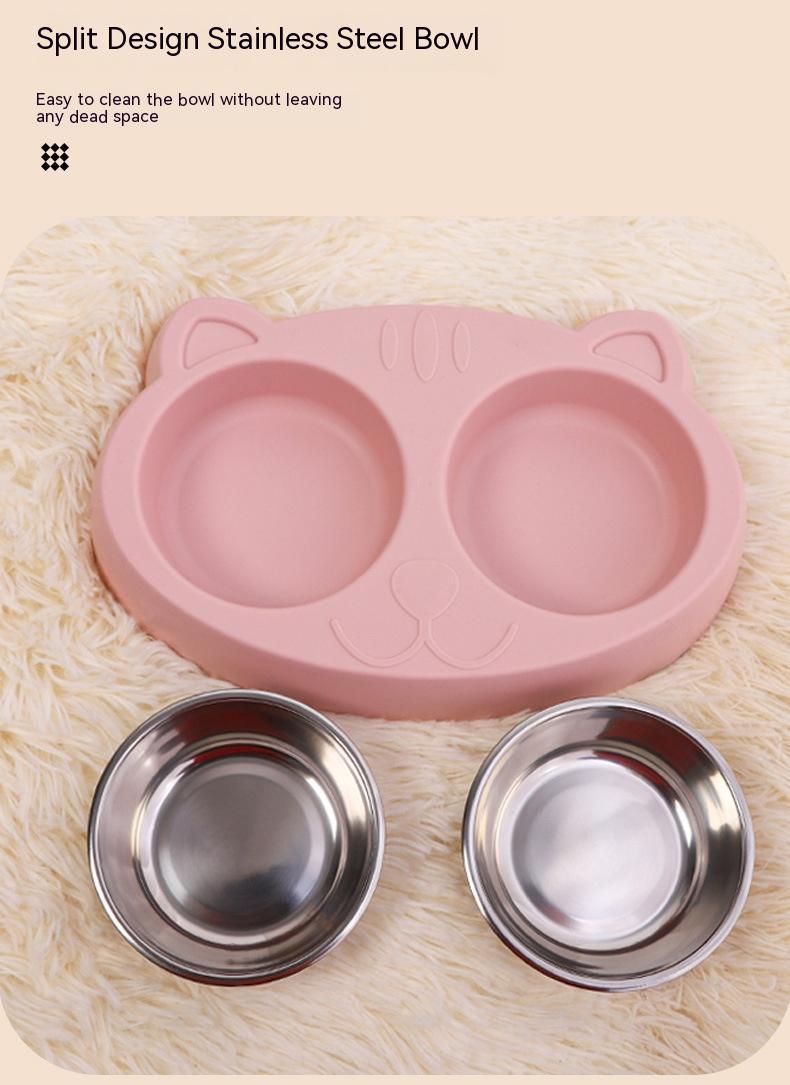 Pet Feeding And Drinking Bowl Set Food And Water Dish