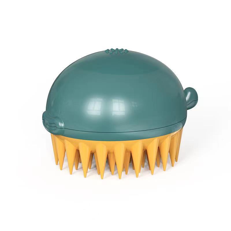 Refillable Gel Bath Massage Grooming Pet Brush
