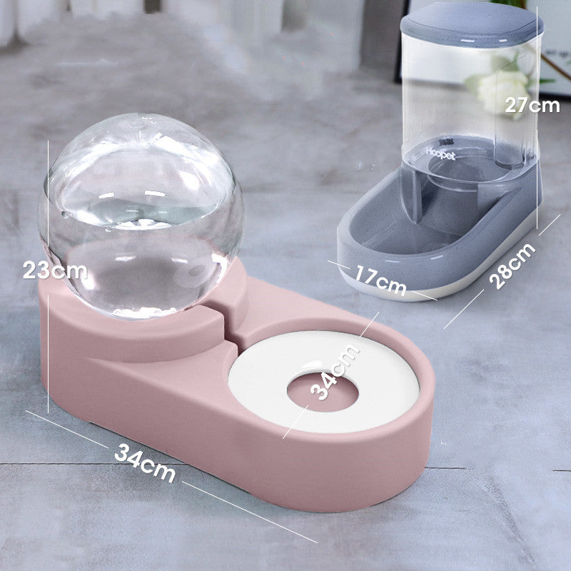 Automatic Bubble Pet Feeder Water Bowl 1.8L Drinking Container