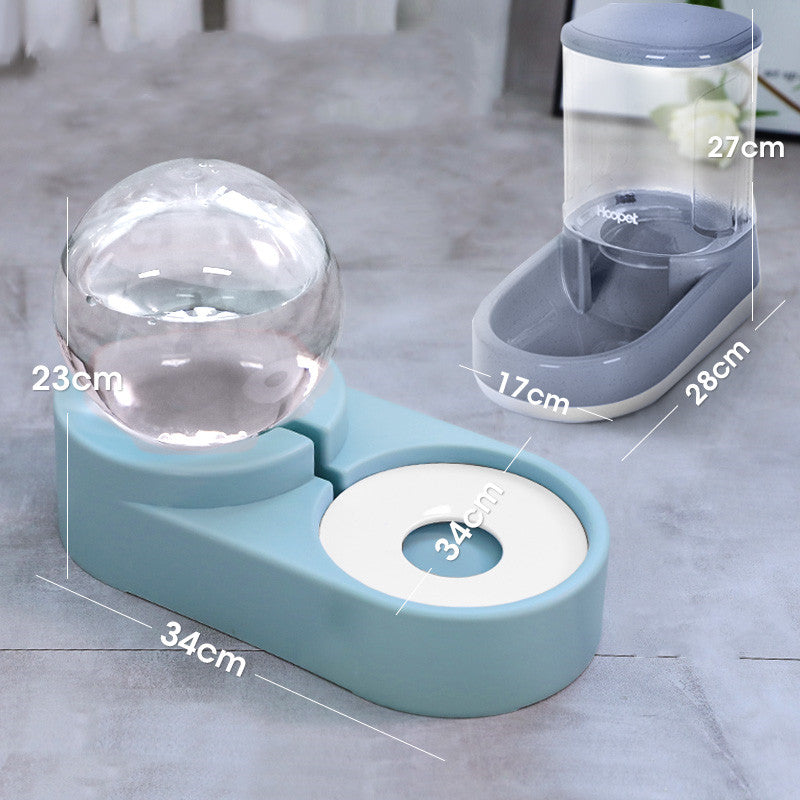 Automatic Bubble Pet Feeder Water Bowl 1.8L Drinking Container