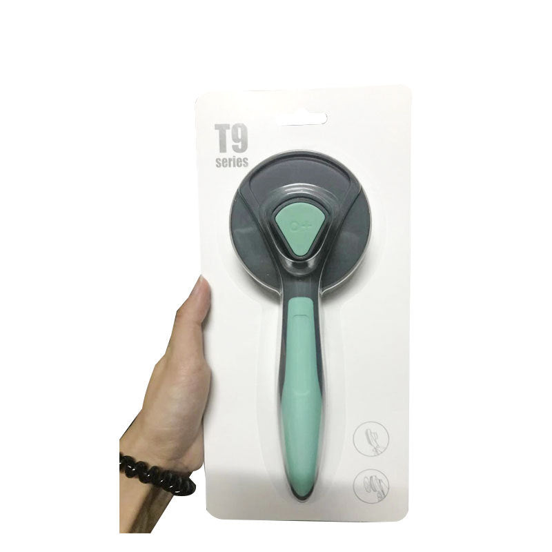 Pet Slicker Grooming Brush Easy Clean Fur Shedding Tool