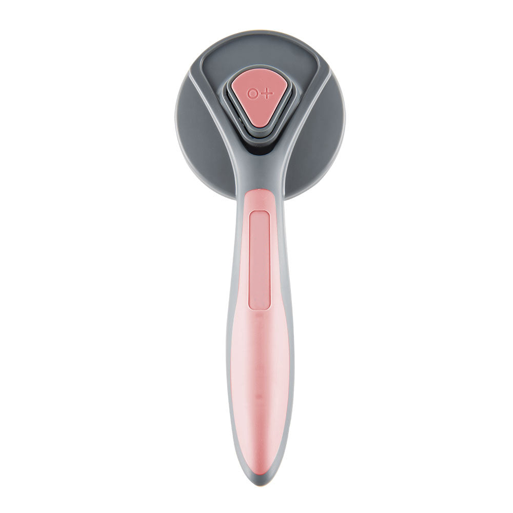 Pet Slicker Grooming Brush Easy Clean Fur Shedding Tool