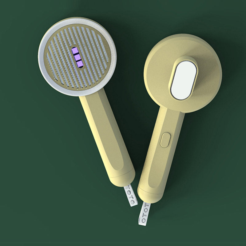 2 In 1 Pet Grooming Comb With UVC Detection Hair Remover Tool