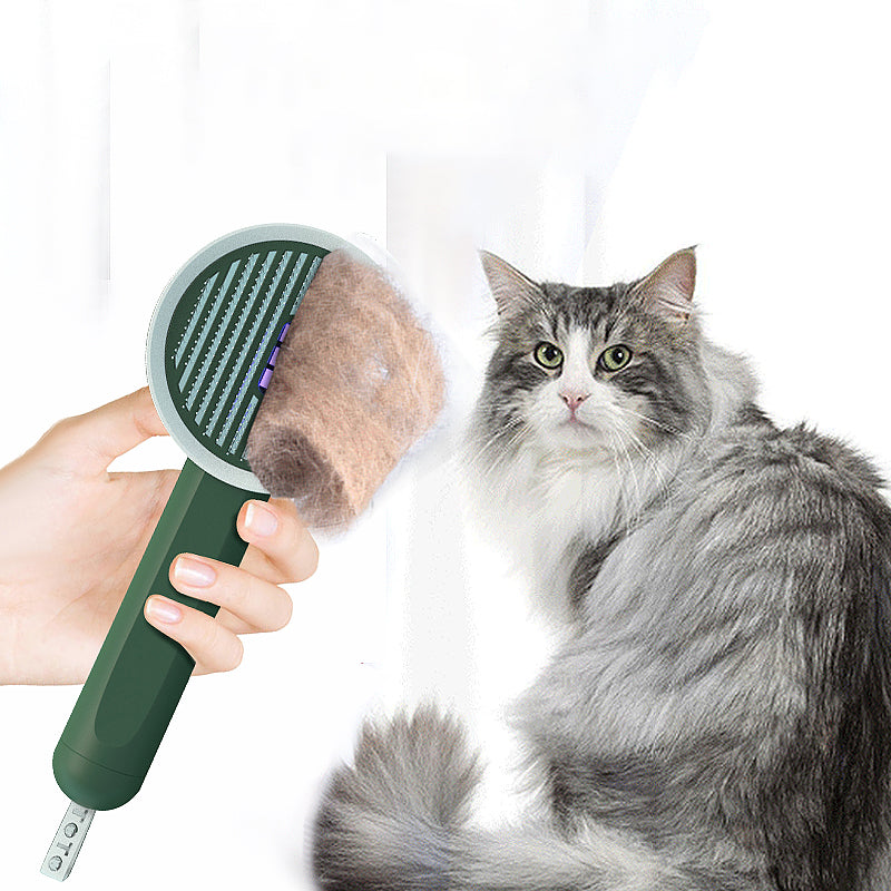 2 In 1 Pet Grooming Comb With UVC Detection Hair Remover Tool