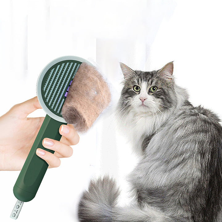 2 In 1 Pet Grooming Comb With UVC Detection Hair Remover Tool