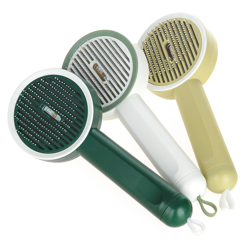 2 In 1 Pet Grooming Comb With UVC Detection Hair Remover Tool
