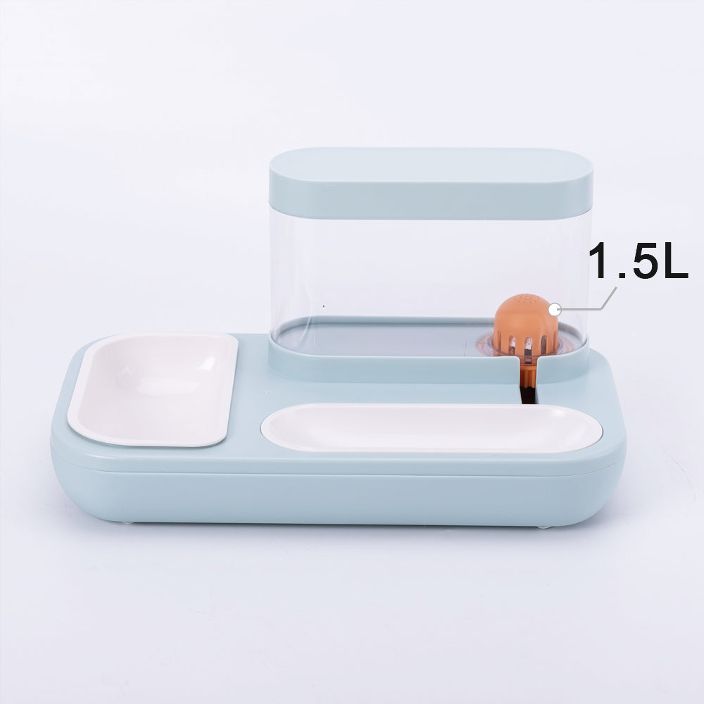 Automatic Pet Drinking Fountain 1.5L Feeder Bowl System