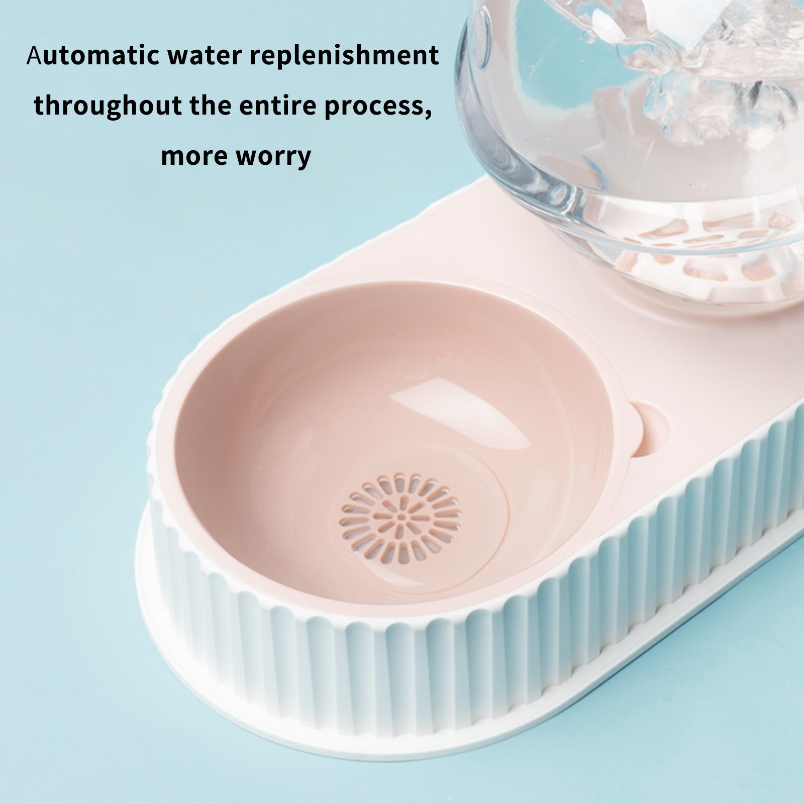 Automatic Pet Water Feeder Bowl Plastic Drinking System