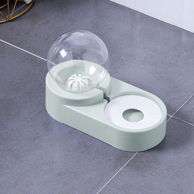 Automatic Bubble Pet Feeder Water Bowl 1.8L Drinking Container