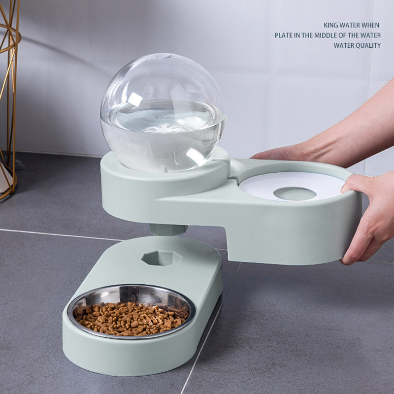 Automatic Bubble Pet Feeder Water Bowl 1.8L Drinking Container