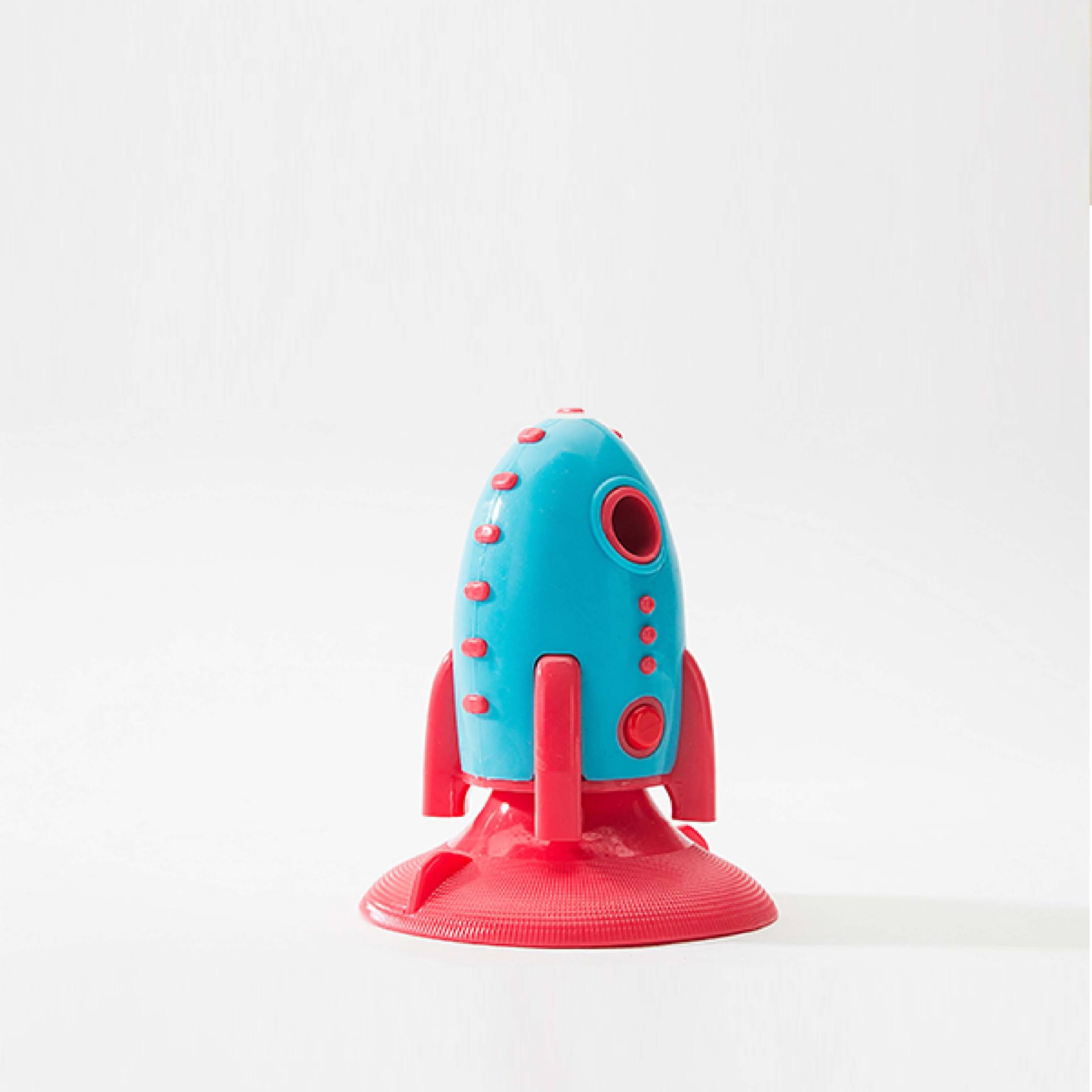 Rocket Shaped Food Dispensing Bite Resistant Pet Toy