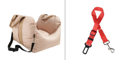 Pet Waterproof Car Seat Carrier Travel Basket Breathable Bag
