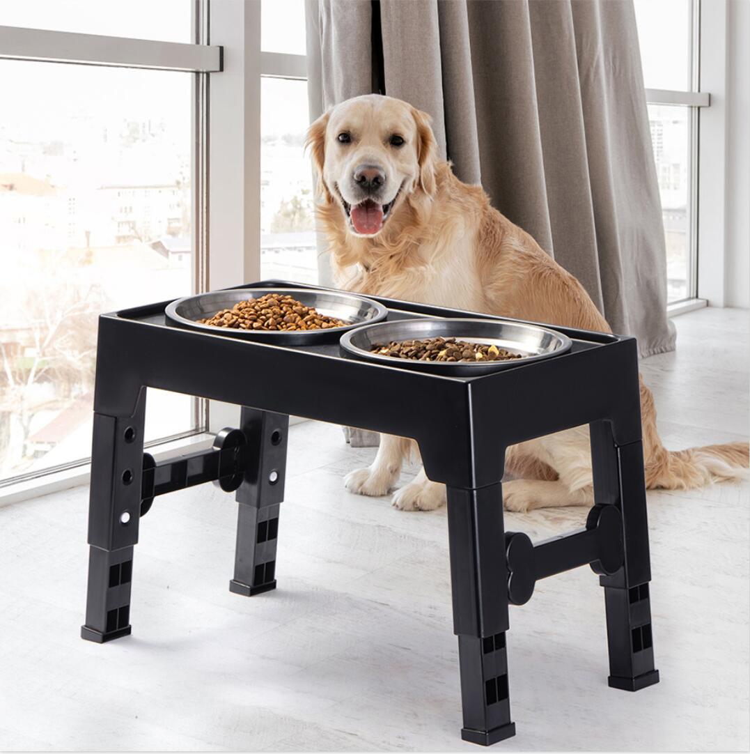 Anti Tumble Pet Feeding Bowl With Neck Support Stand
