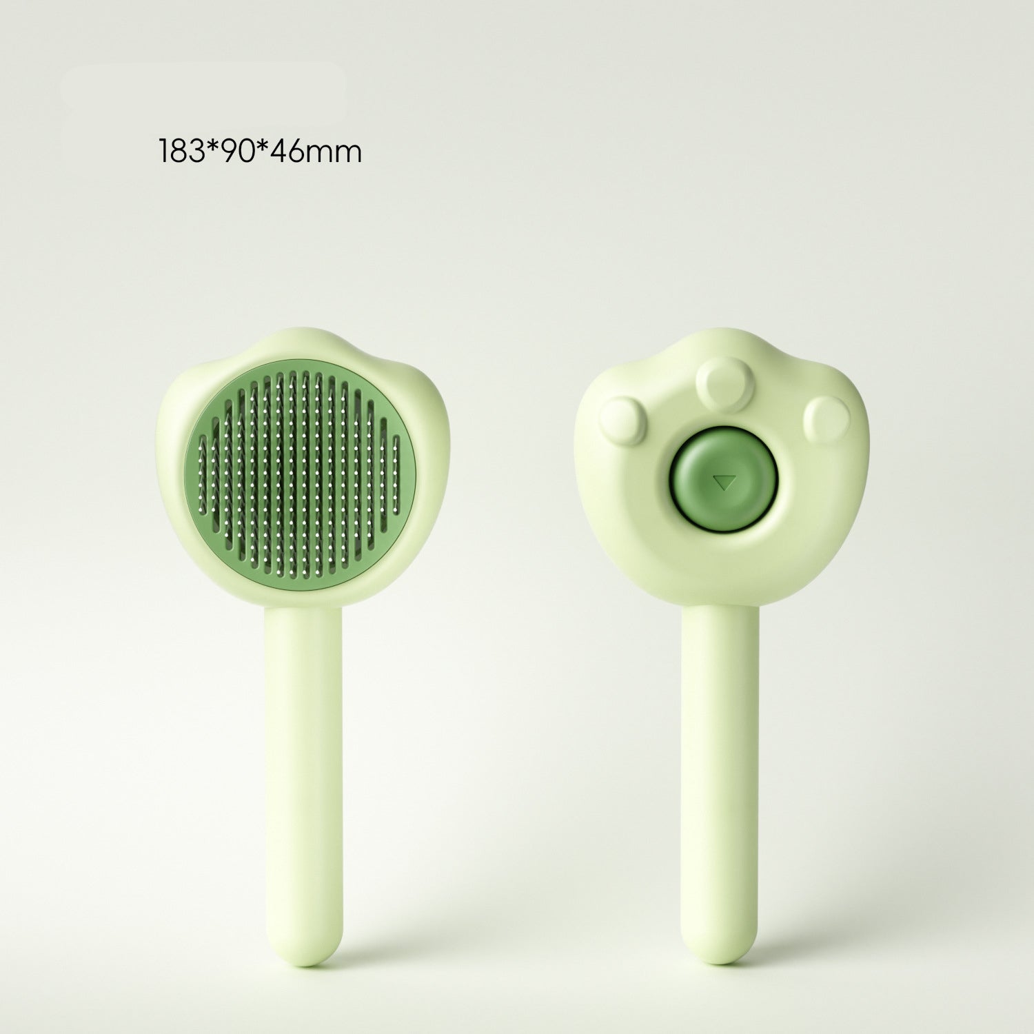 Self Cleaning Pet Grooming Comb Hair Removal Brush Cute Handle