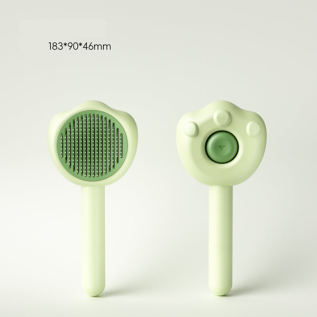 Self Cleaning Pet Grooming Comb Hair Removal Brush Cute Handle