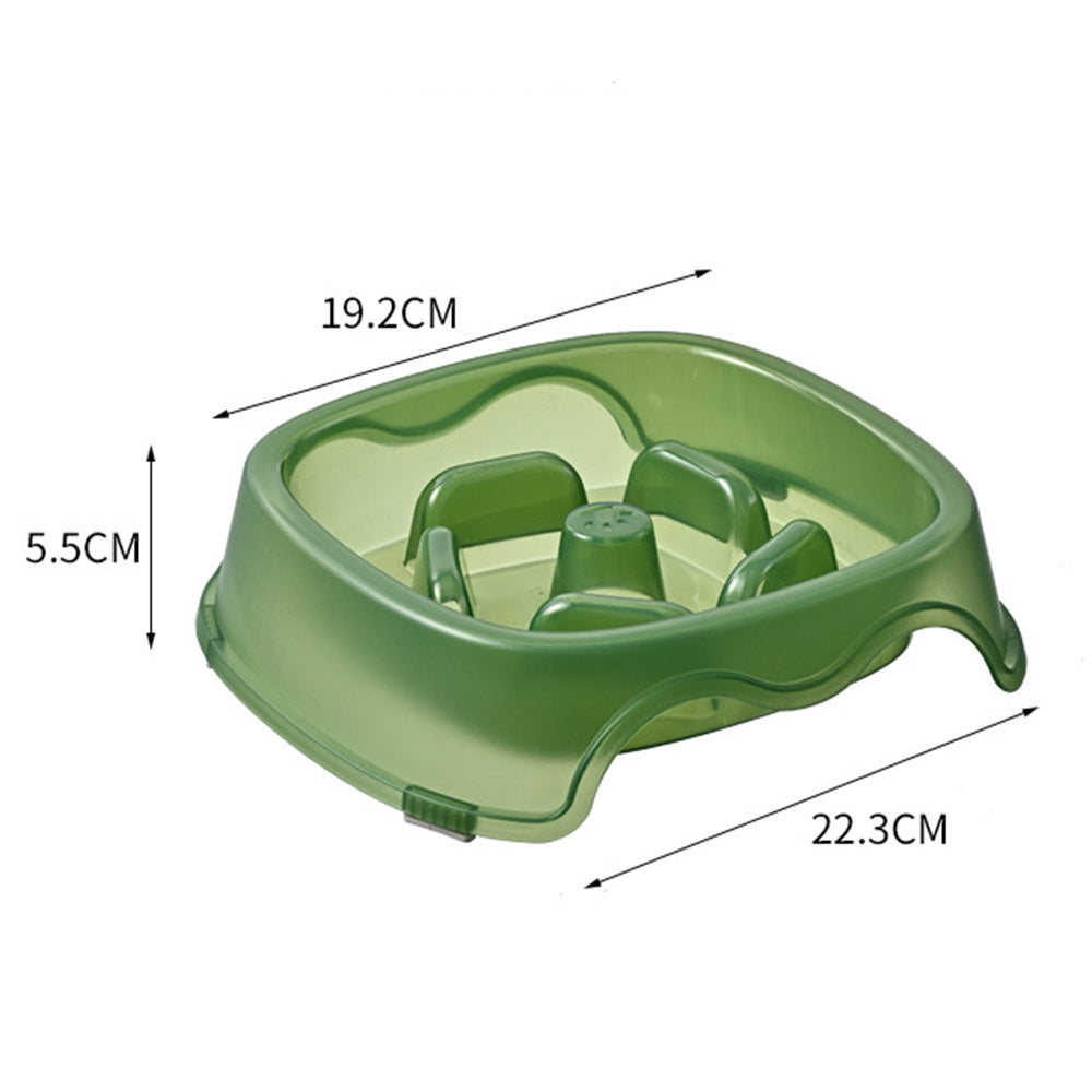 Slow Feeding Pet Water Bowl Anti Choking Safe Drinking Dish