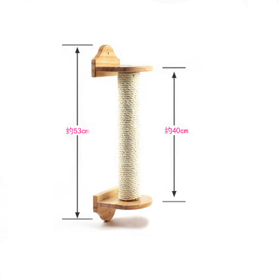 53cm Scratch Column Climbing Frame Pet Toy