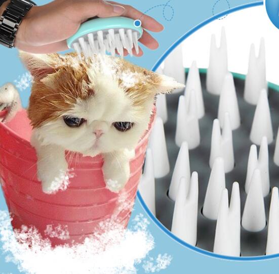 Massage Bath Grooming Cleaning Pet Brush
