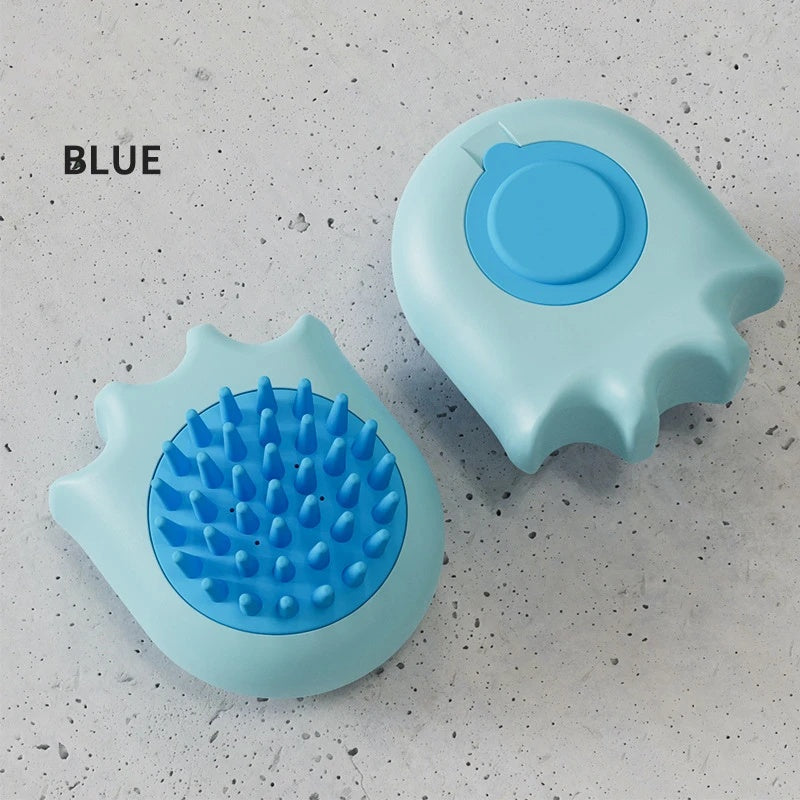 Shampoo Box Bath Massage Grooming Pet Brush