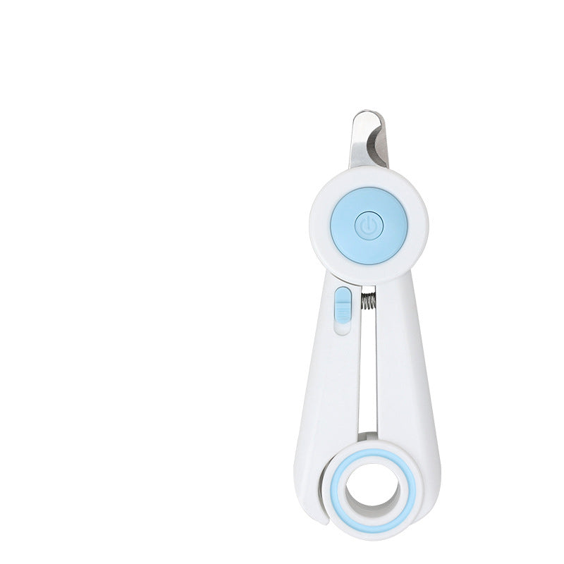 LED Pet Nail Clippers And Grinder Safe Claw Trimming Tool