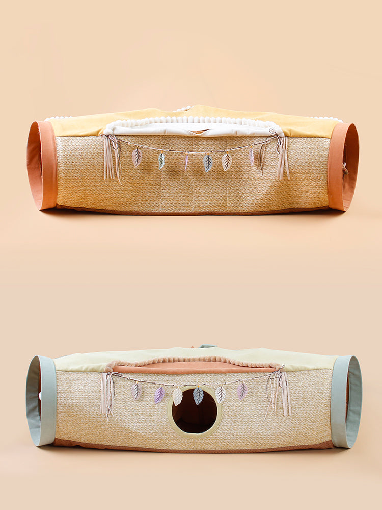 Interactive Tunnel Rolling Ball Drilling Hole Pet Toy