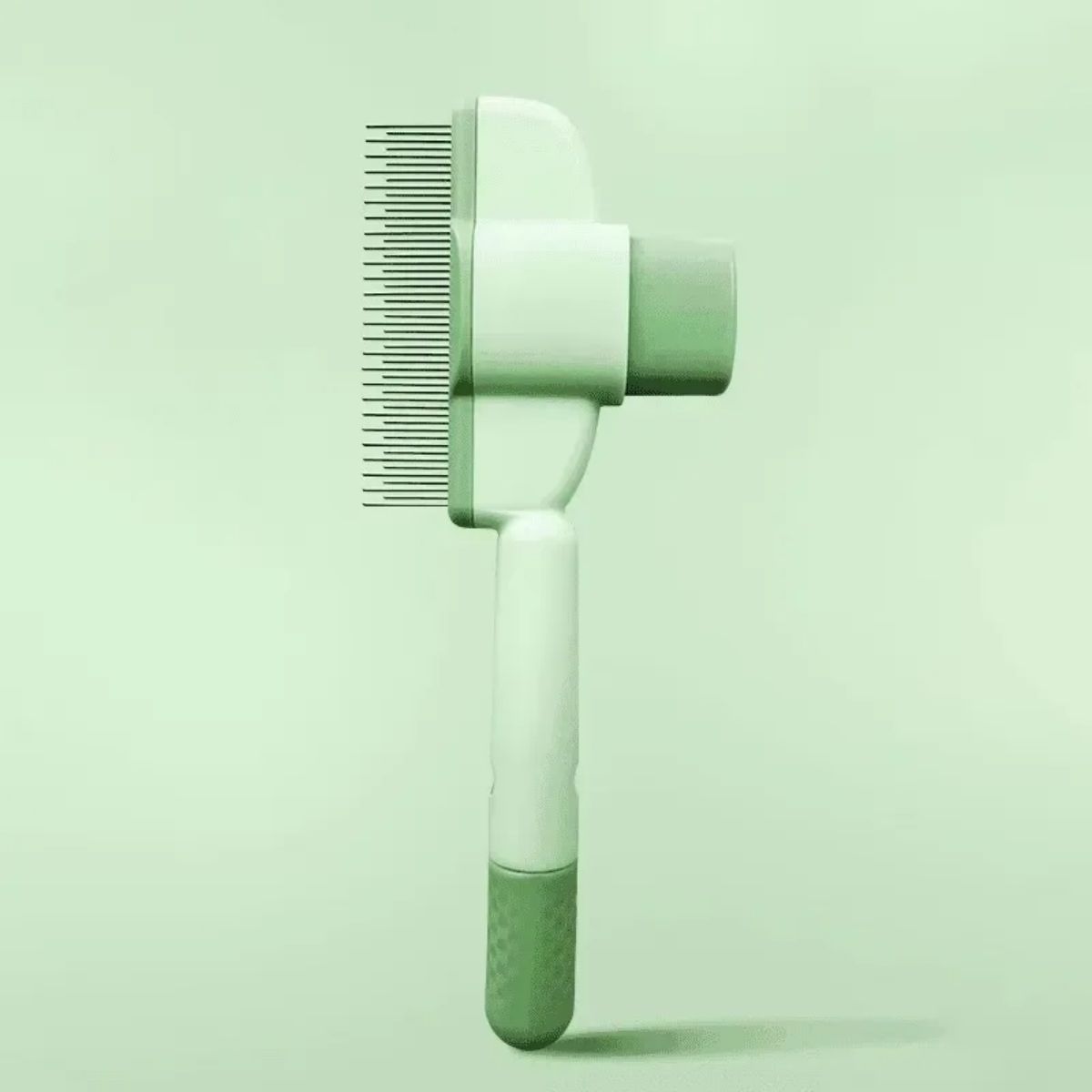 One Click Pet Grooming Brush Gentle Hair Removal Anti Mite Tool