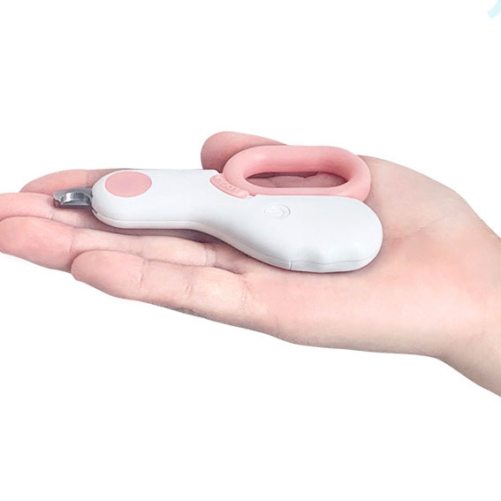 LED Illuminated Pet Mini Nail Trimmer ABS Grooming Tool