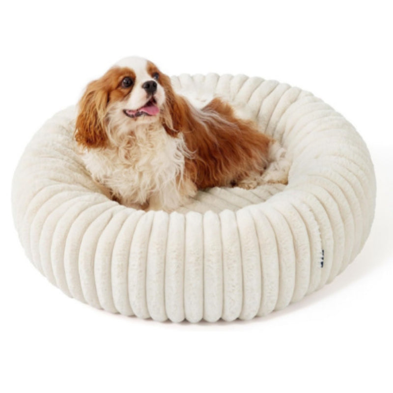 Pet Bed Plush Round Warm Mat Winter Sleeping House