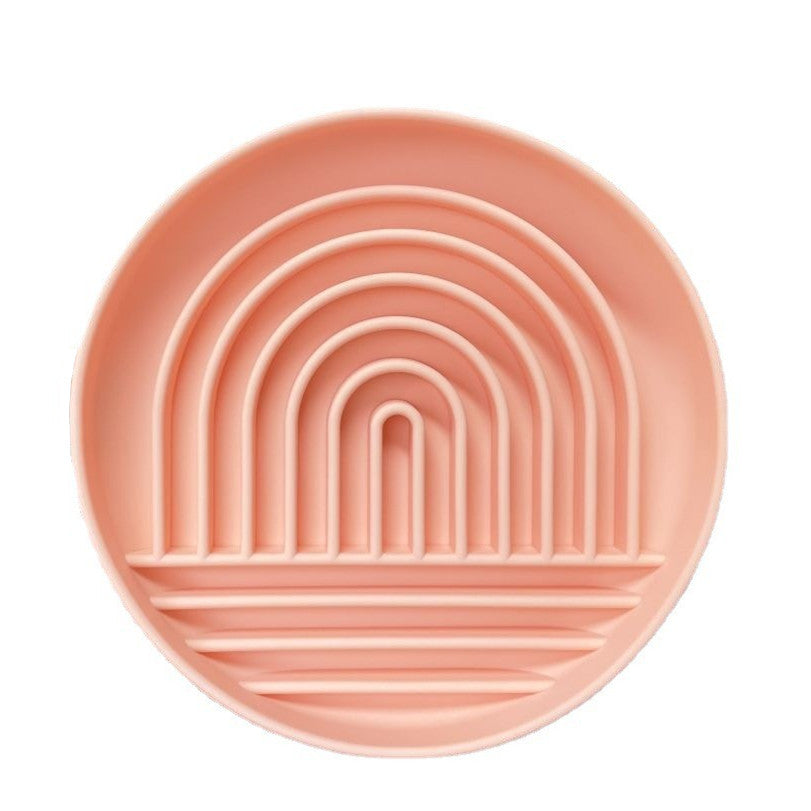 Simple Fashion Pet Slow Feeding Bowl Anti Gulp Design
