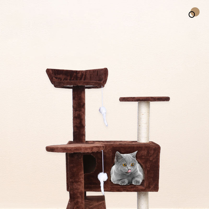 Luxury Villa Climbing Frame Interactive Pet Toy