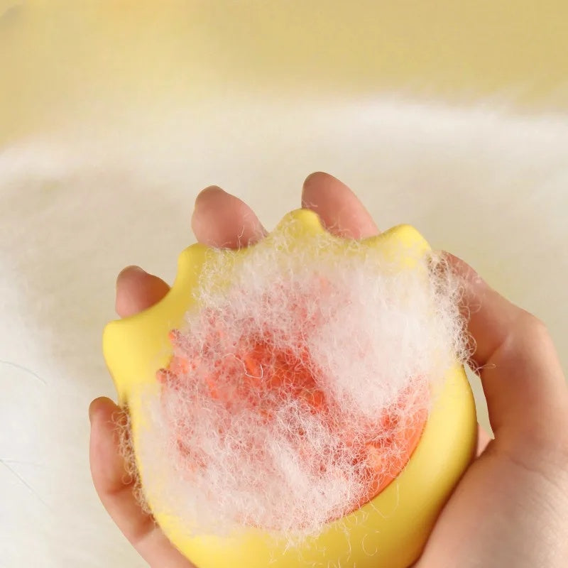 Shampoo Box Bath Massage Grooming Pet Brush