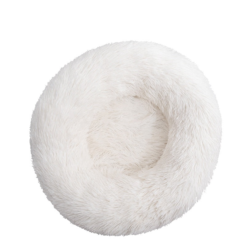 Round Cotton Pet Winter Warm Sleeping Bed Cozy Kennel Nest