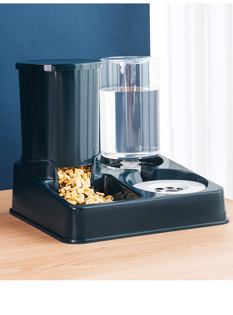 Automatic Pet Feeding Bowl And Water Basin Combined System