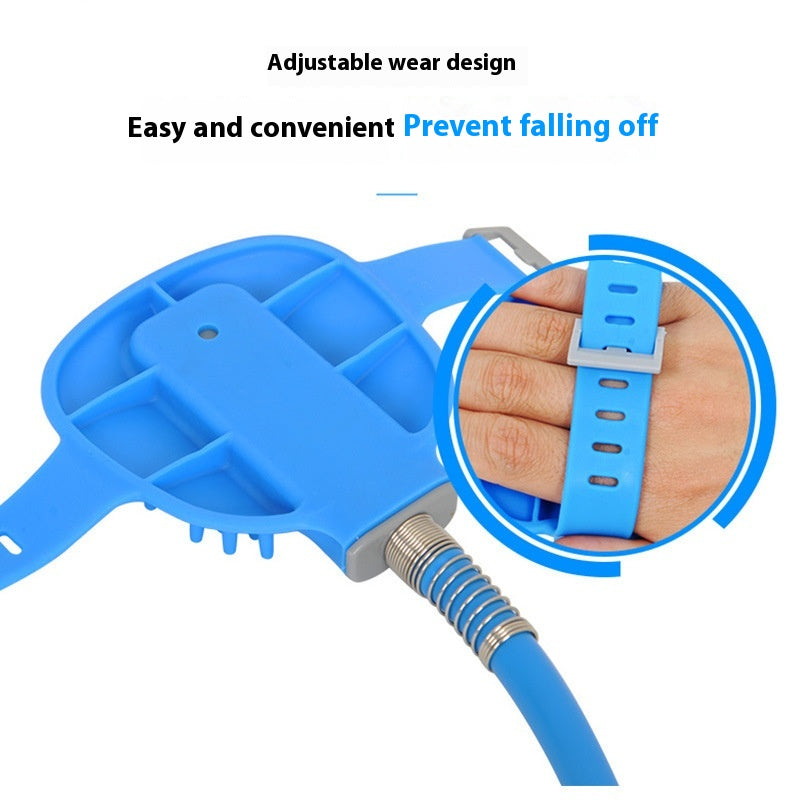 Silicone Bathing Gloves Handheld Shower Massage Pet Brush