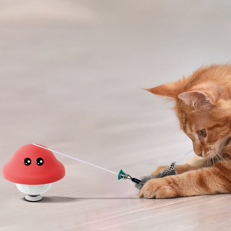 Retractable Wand Suction Cup Interactive Pet Exercise Toy