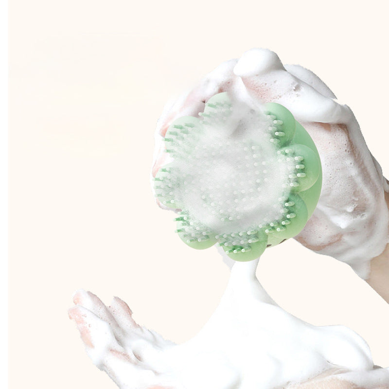 Silicone Body Wash Bath Massage Grooming Pet Brush