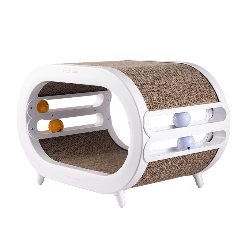 Scratch Board Nest Villa Chamfer Interactive Pet Toy
