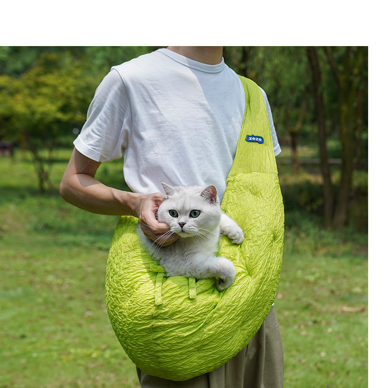 Pet Carrier Shoulder Diagonal Travel Warm Bag