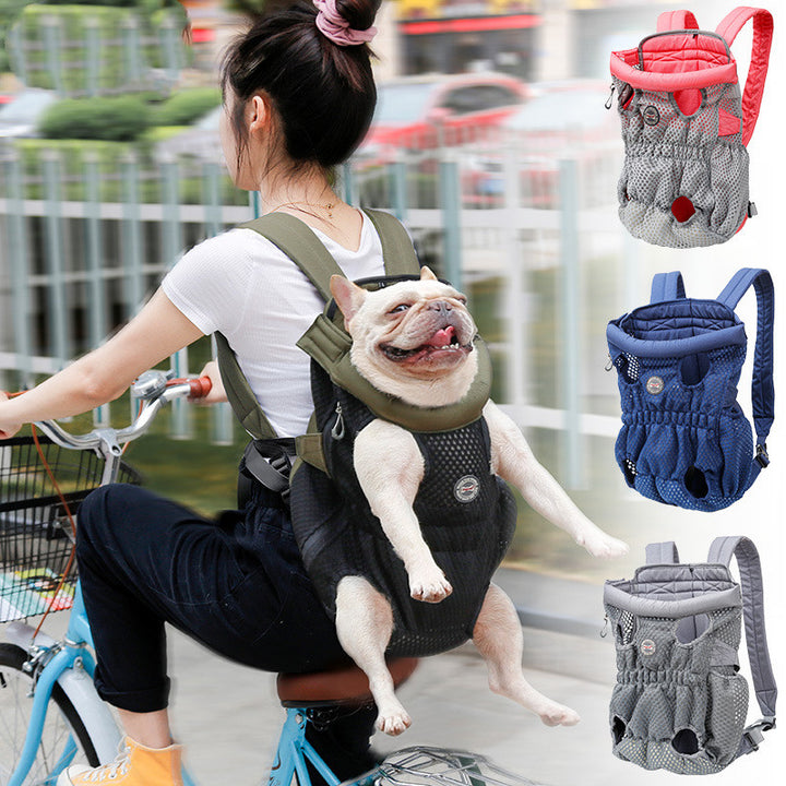 Pet Carrier Backpack Mesh Breathable Travel Bag