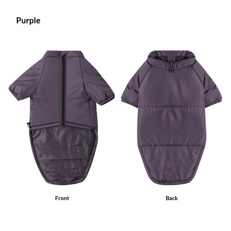 Cotton Pet Jacket Two-Leg Design Comfortable Wear