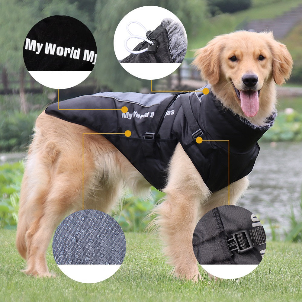 Waterproof Reflective Warm Shell Pet Jacket