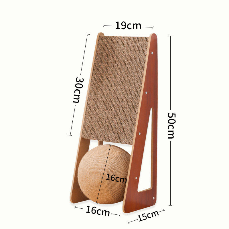 Corrugated Paper Scratch Board Interactive Pet Toy
