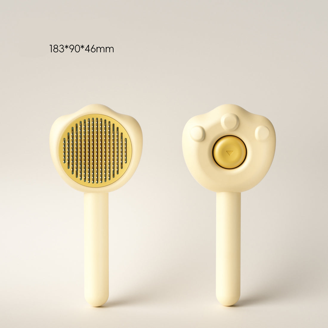Self Cleaning Pet Grooming Comb Hair Removal Brush Cute Handle